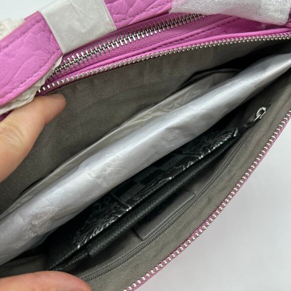 Vince Camuto Leather Livy Shoulder Bag Arresting Pink - Picture 9 of 16